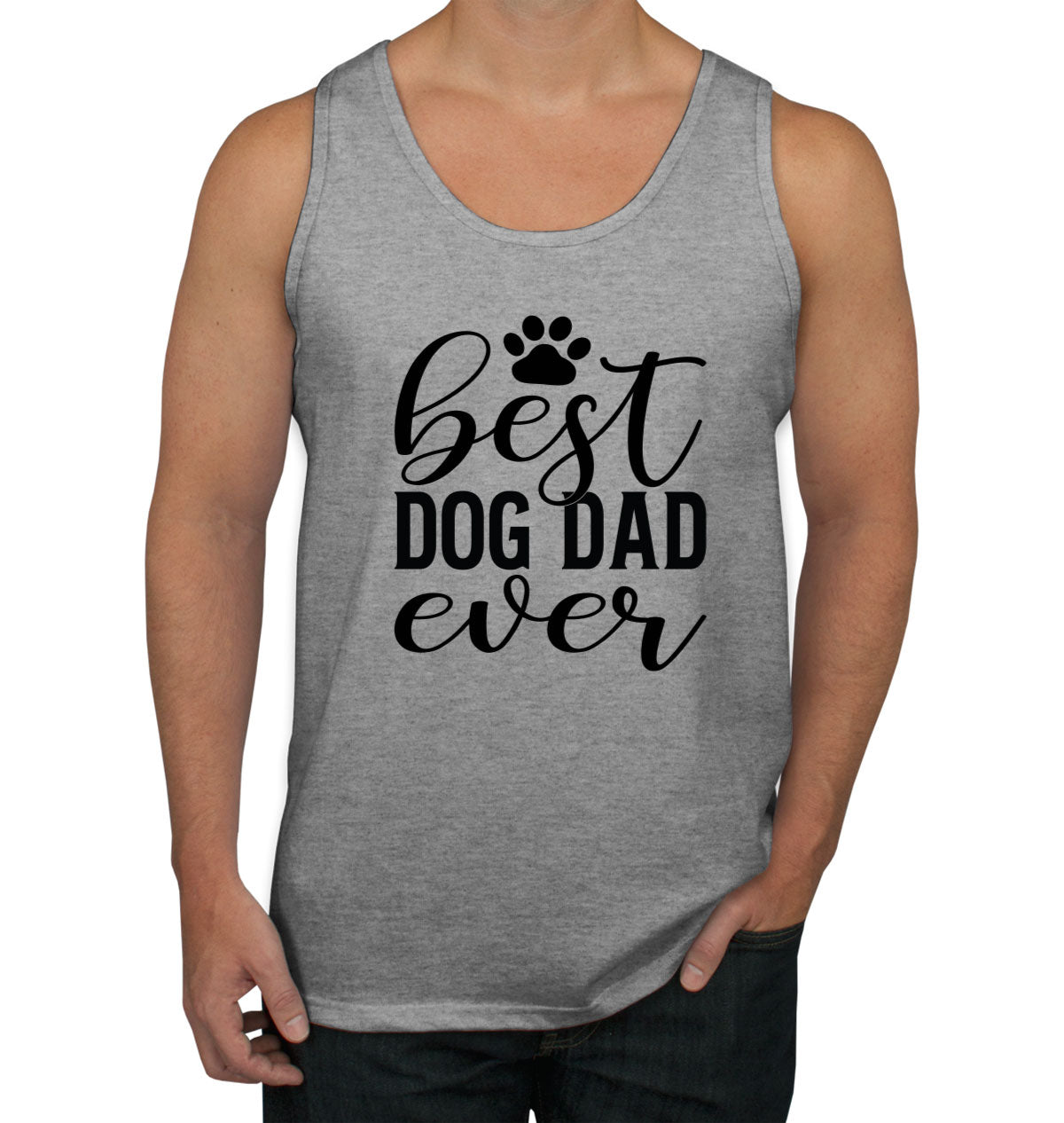 Best Dog Dad Ever Men's Tank Top