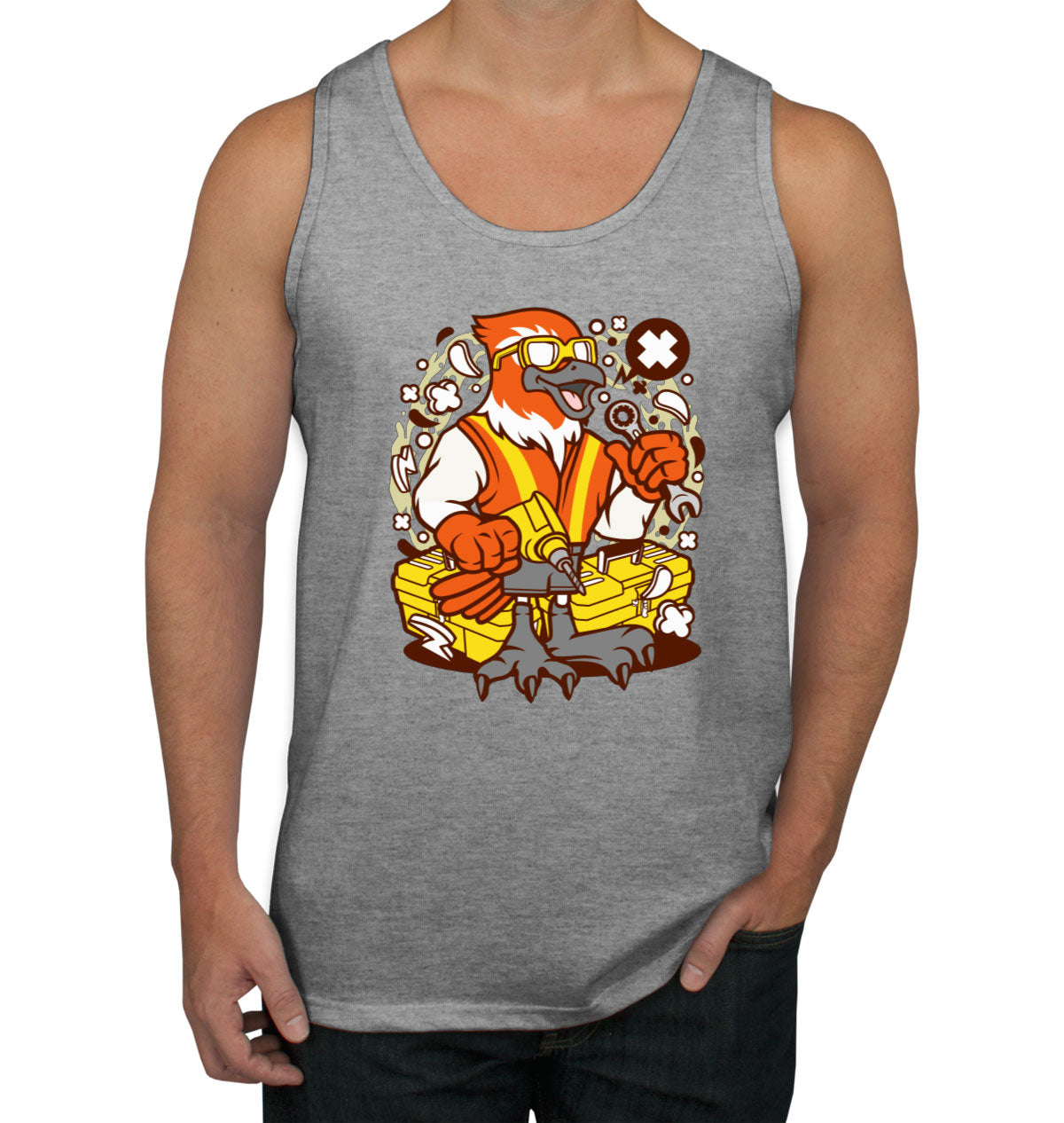 Bird Mechanic Men's Tank Top
