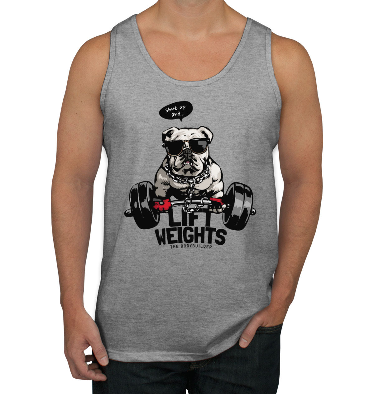 Body Builder Dog Men's Tank Top