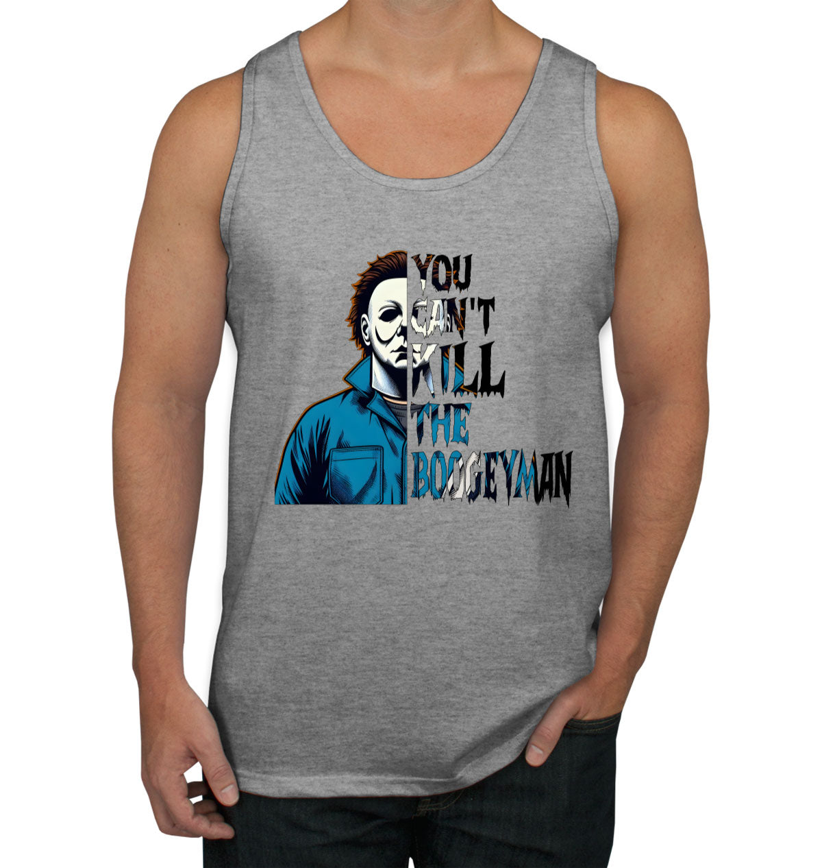 You Can't Kill The Boogeyman Halloween Men's Tank Top