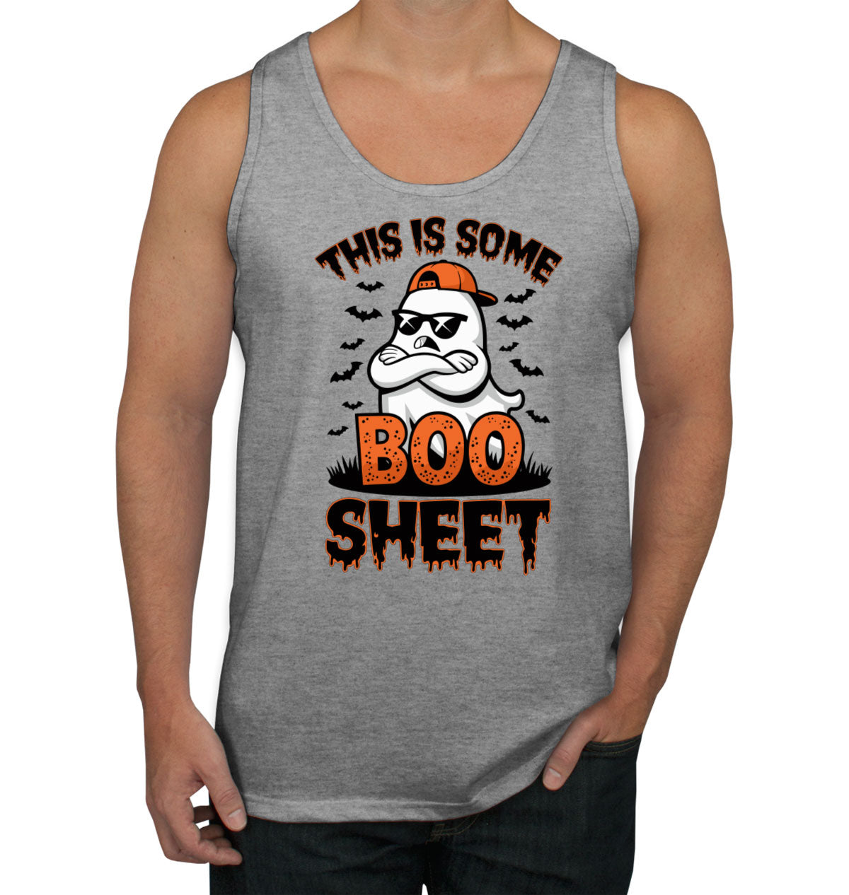 This Is Some Boo Sheet Halloween Men's Tank Top