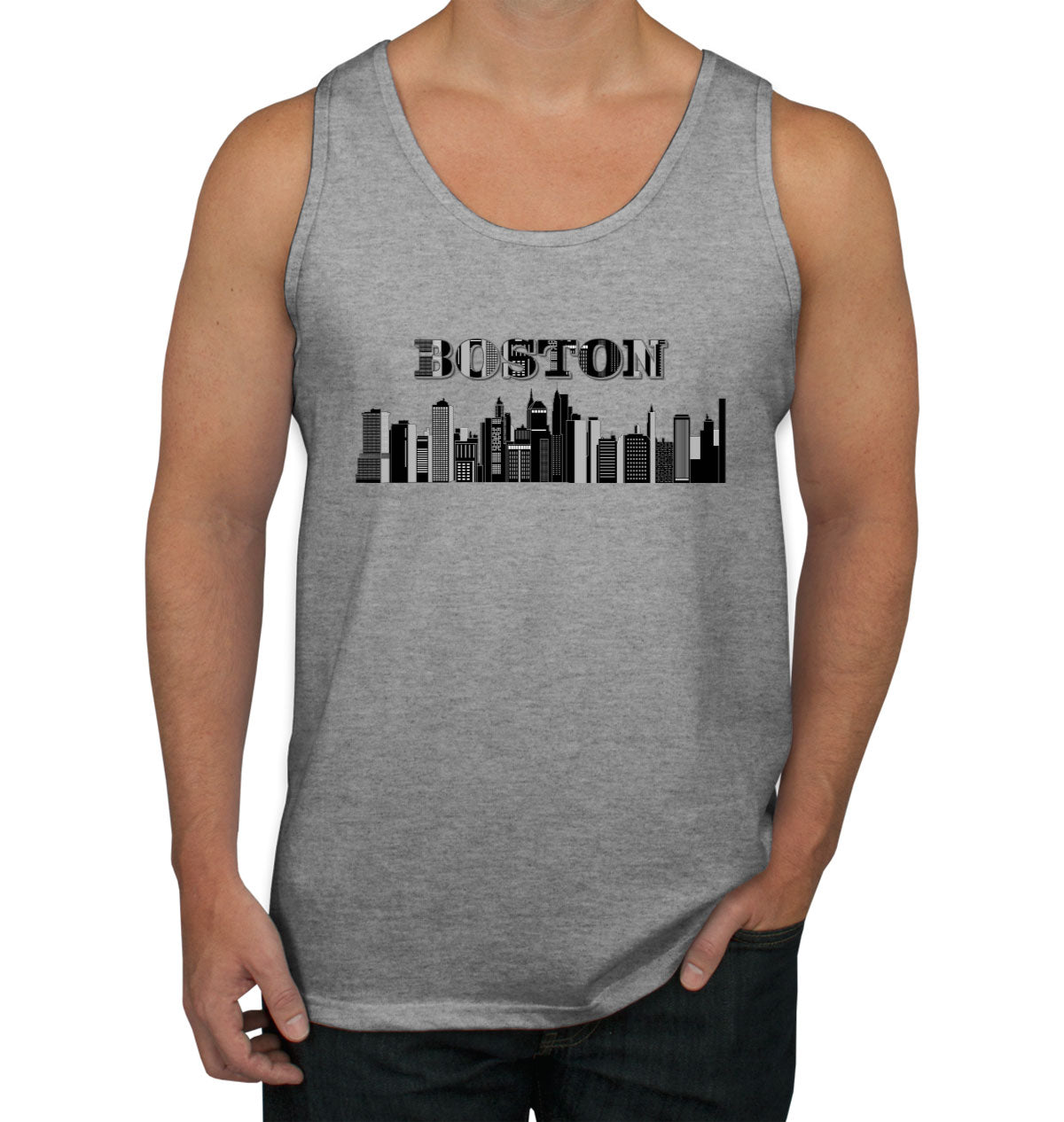 Boston Skyline Men's Tank Top