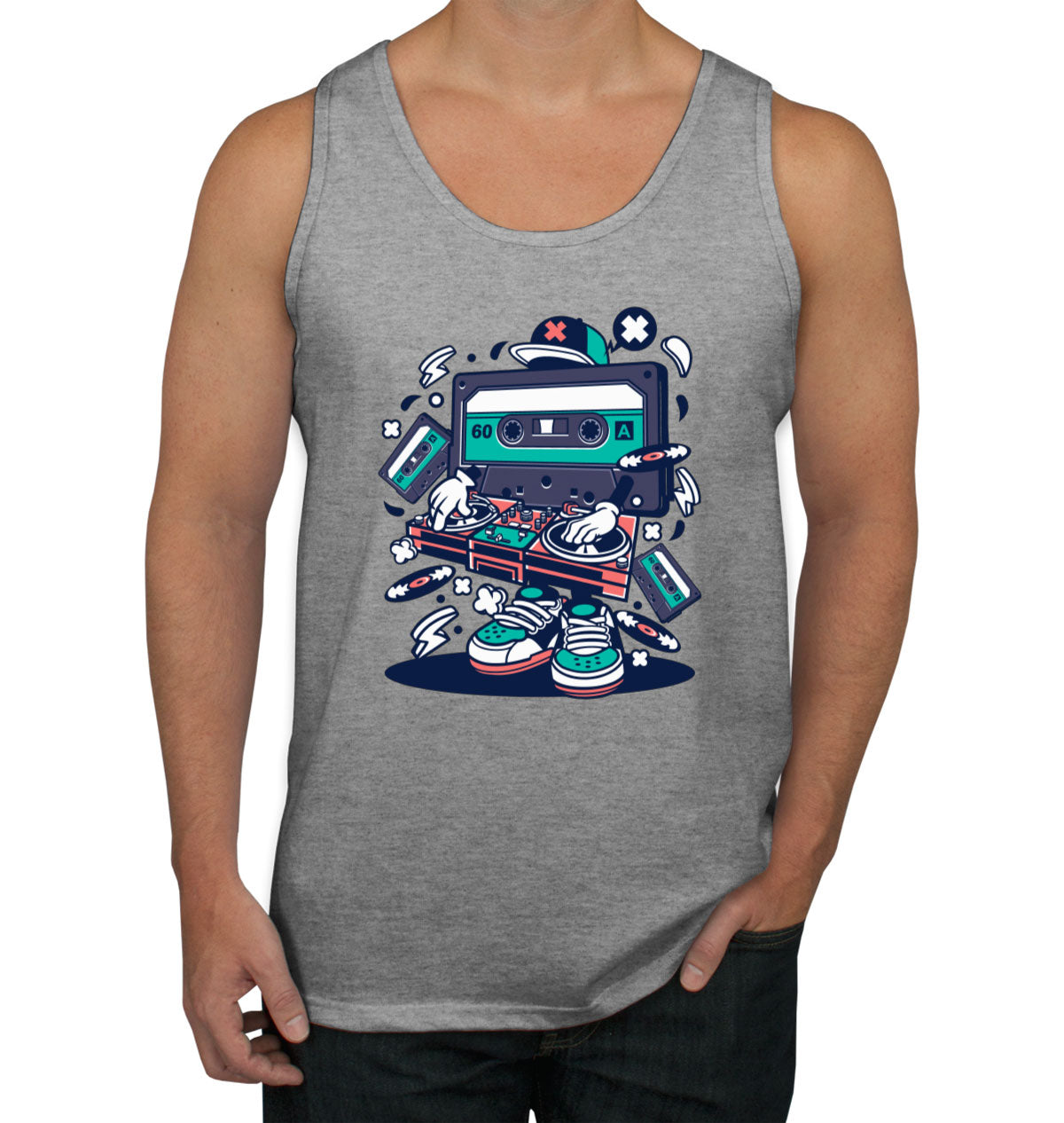 Cassette Disc Jockey Men's Tank Top