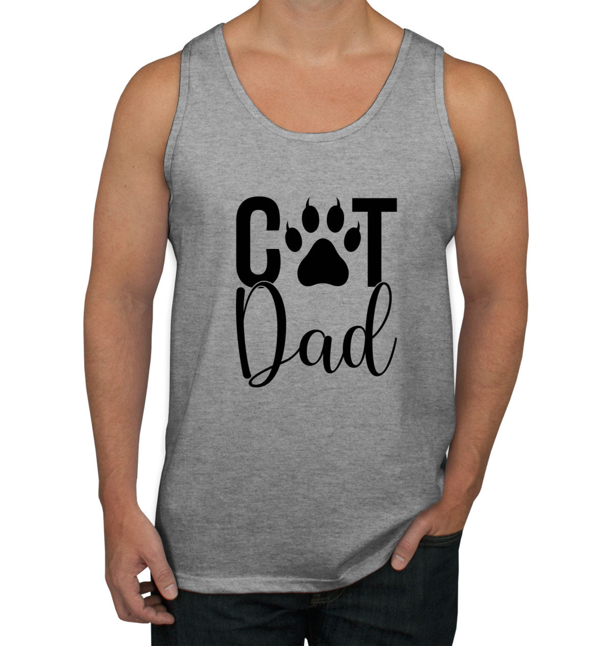 Cat Dad Men's Tank Top