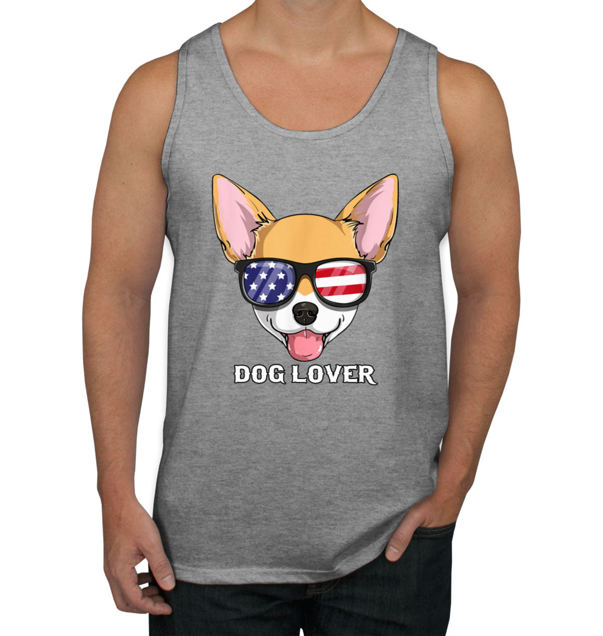 Chihuahua Dog Lover Men's Tank Top