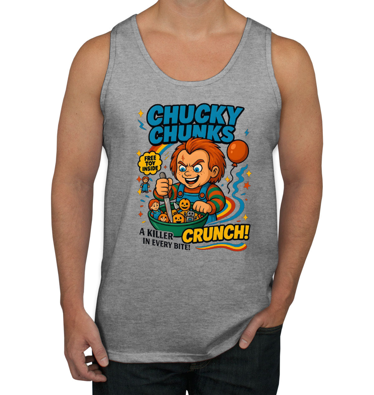 Chucky Chuncks Halloween Men's Tank Top