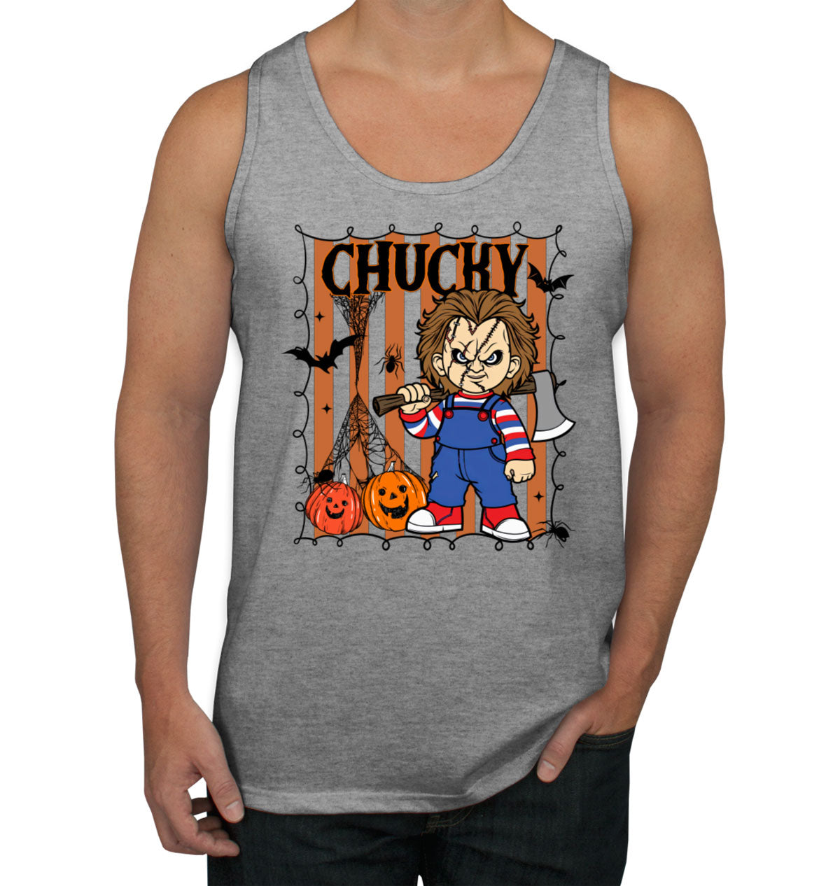 Chucky Horror Movie Character Halloween Men's Tank Top