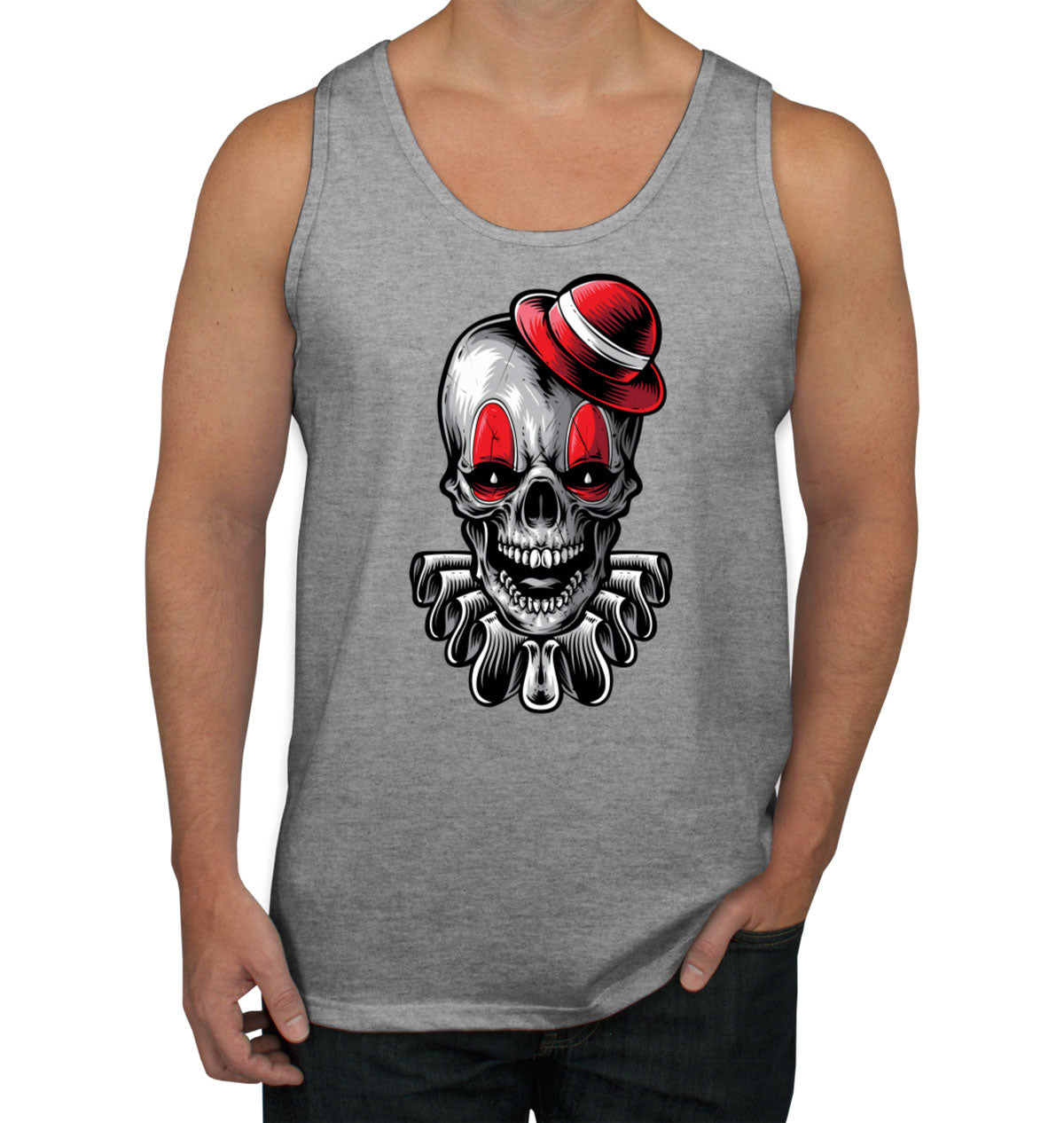 Clown Skull Men's Tank Top