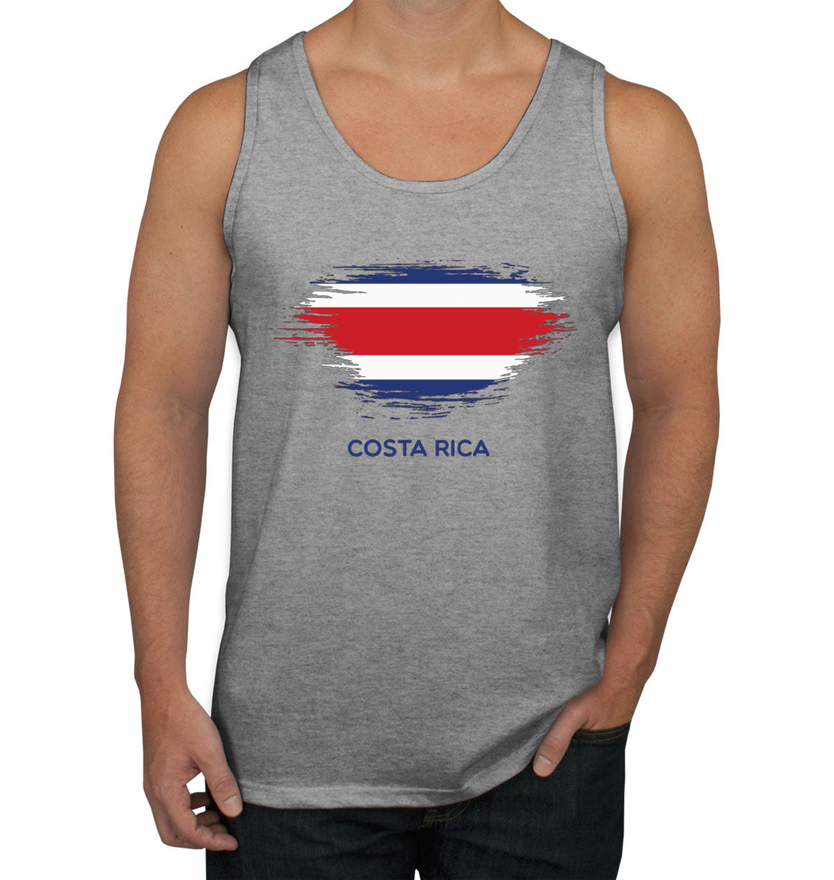 Costa Rica Flag Men's Tank Top