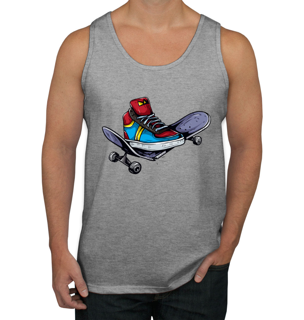 Sneaker Skateboard Men's Tank Top