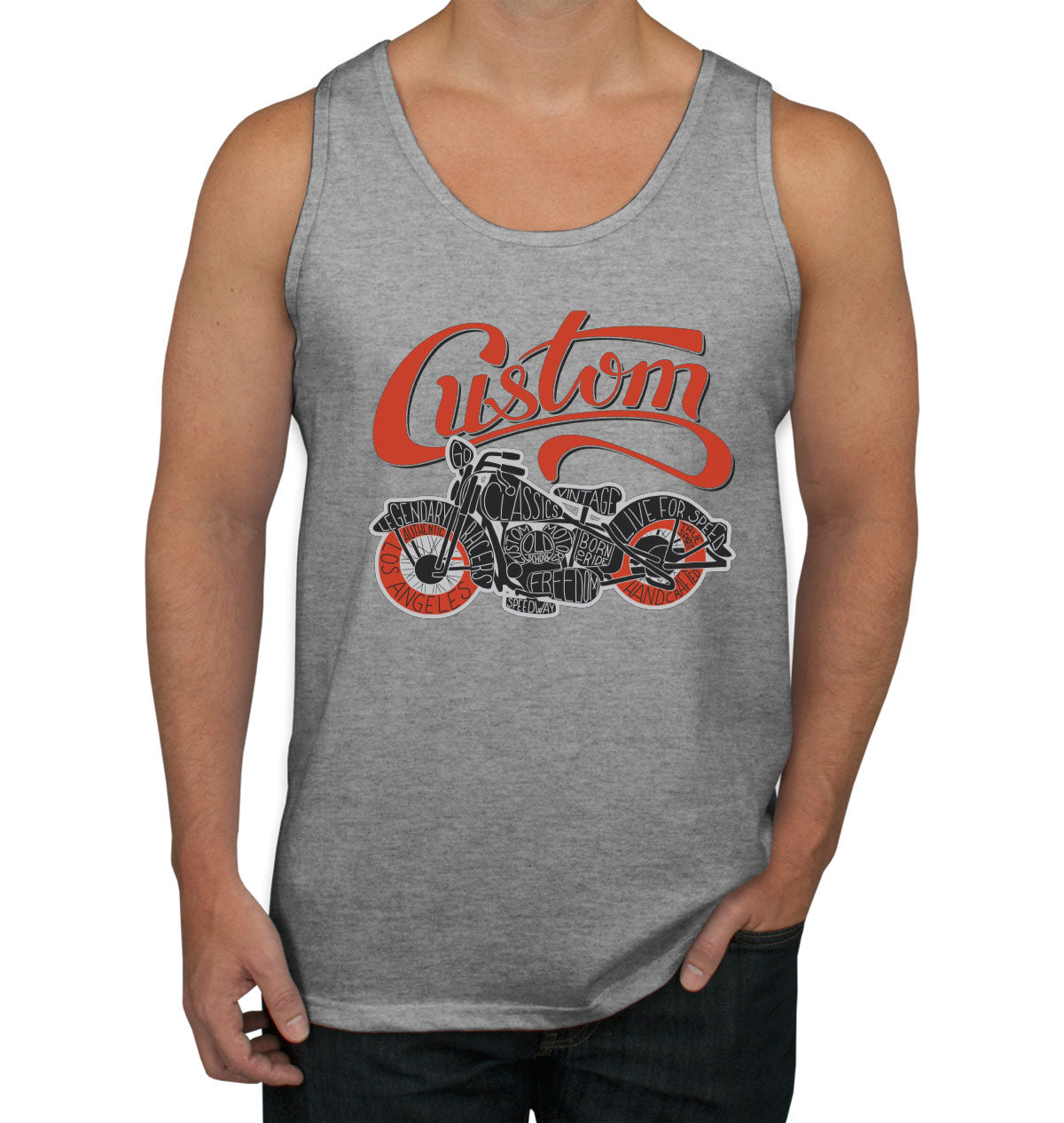 Custom Motorcycle Men's Tank Top