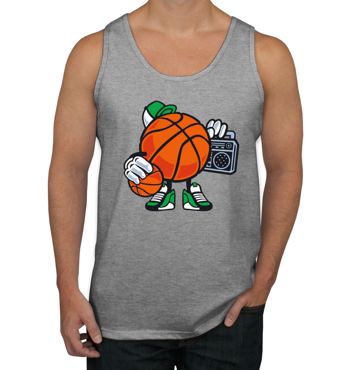 Cute Basketball Men's Tank Top