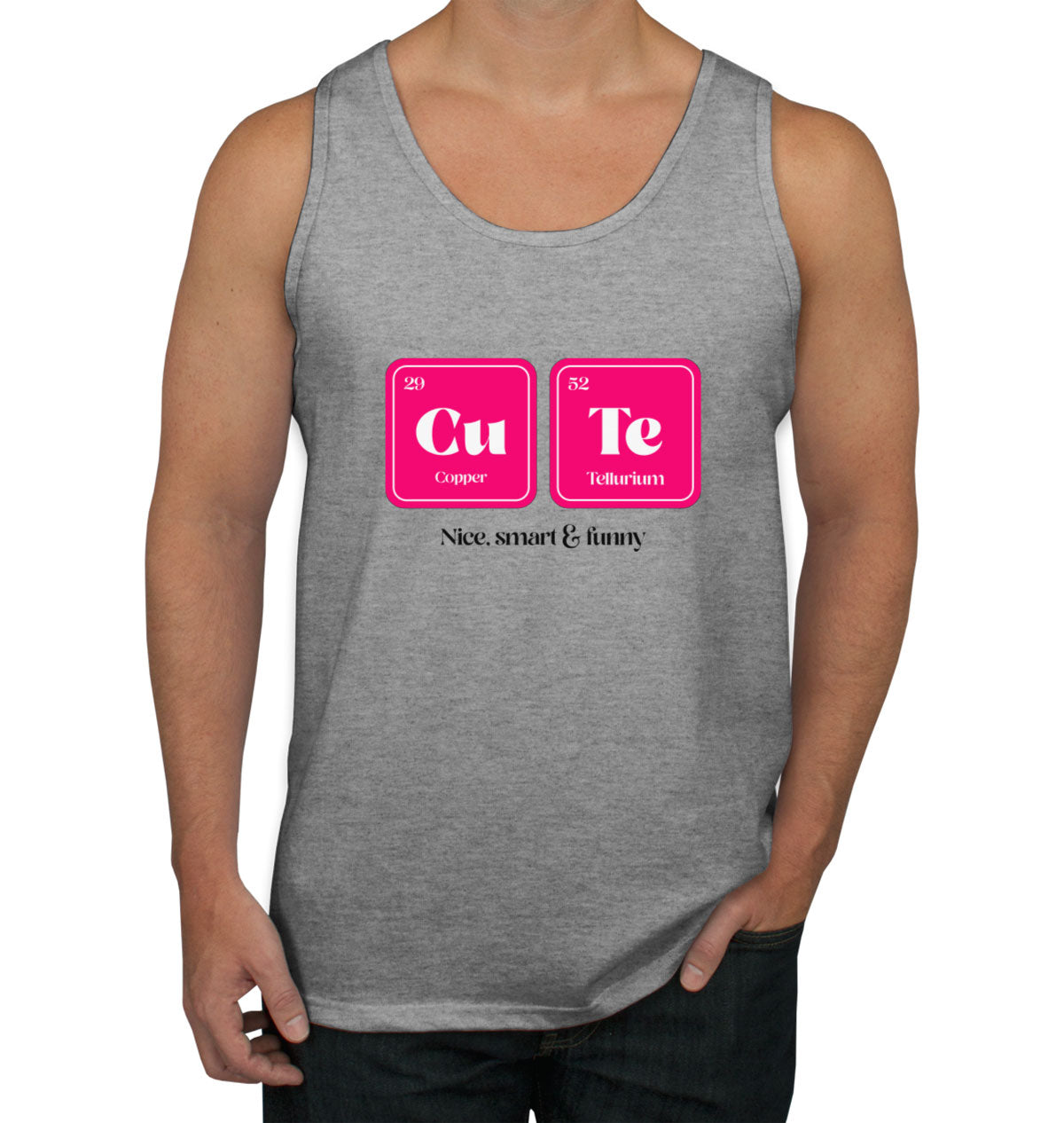 Cute Funny Periodic Table Men's Tank Top