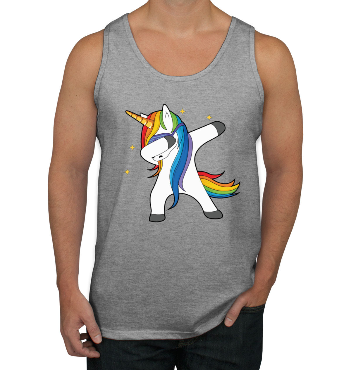 Dabbing Unicorn Men's Tank Top