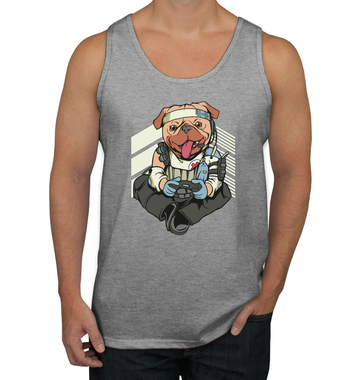 Gamer Dog Men's Tank Top