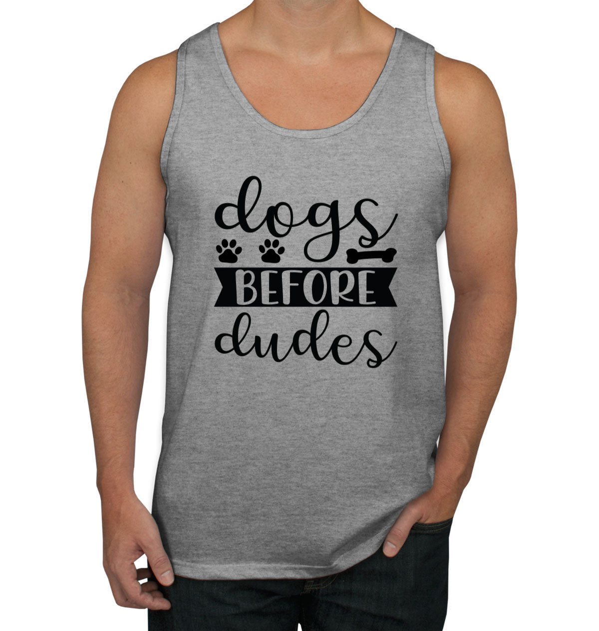 Dogs Before Dudes Men's Tank Top