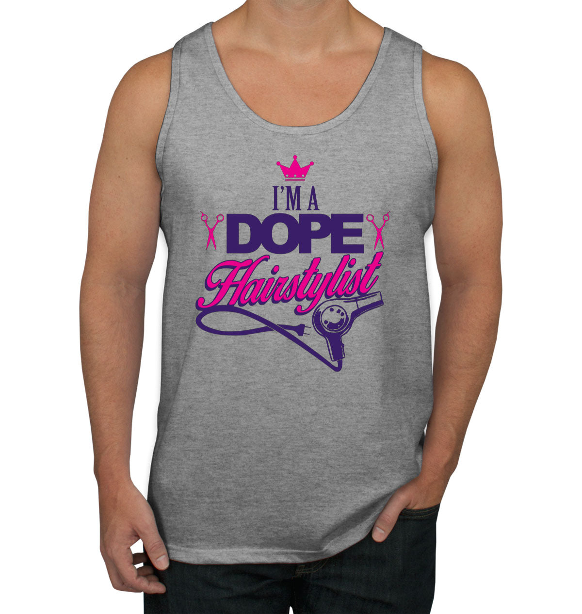 I'm A Dope Hairstylist Men's Tank Top
