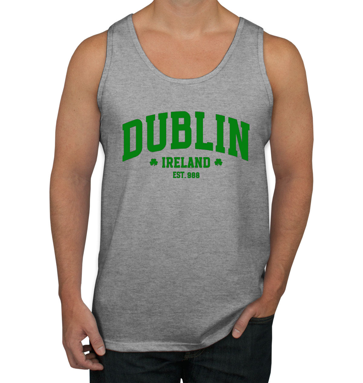 Dublin Ireland St. Patrick's Day Men's Tank Top