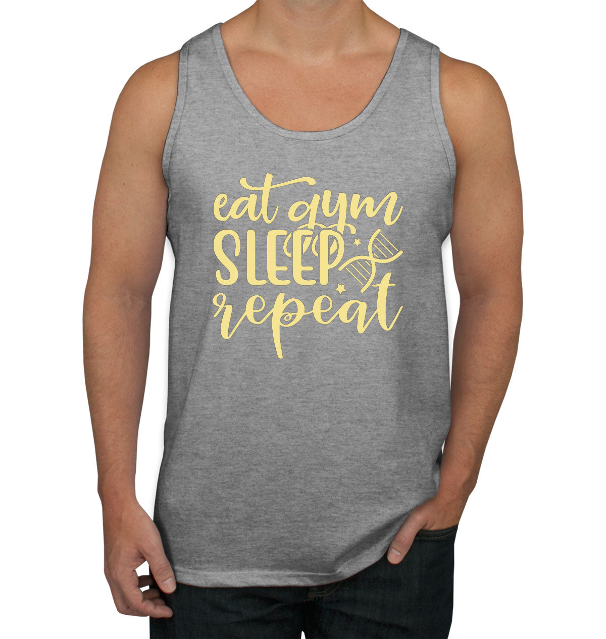 Eat Gym Sleep Repeat Men's Tank Top