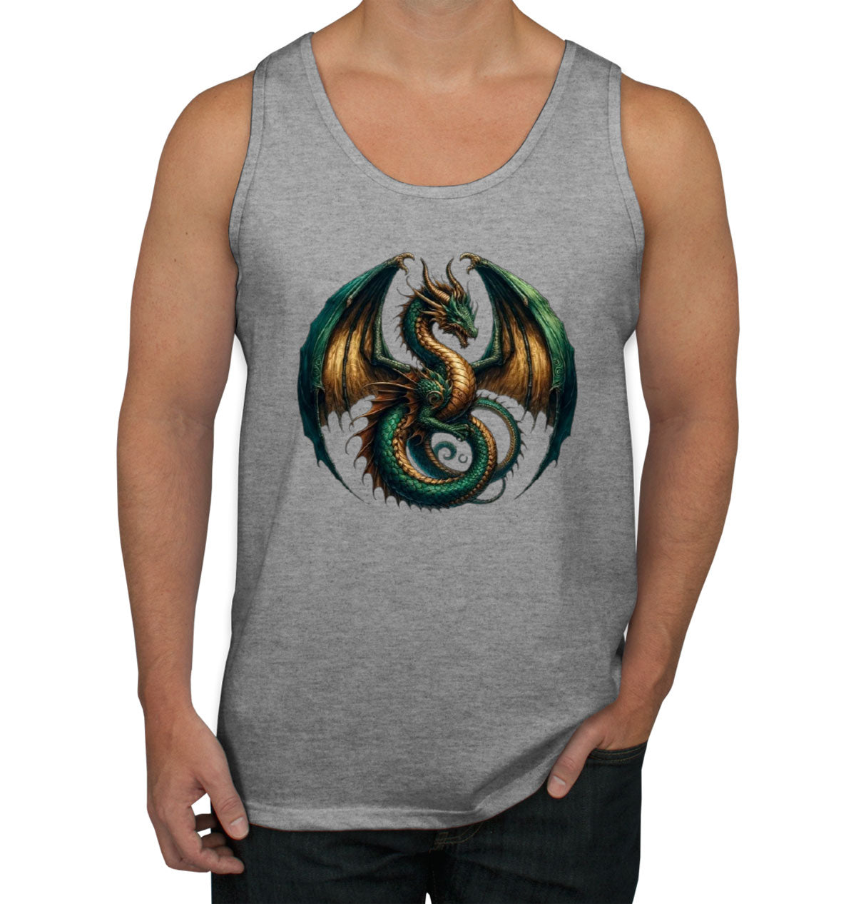 Fantasy Dragon Men's Tank Top