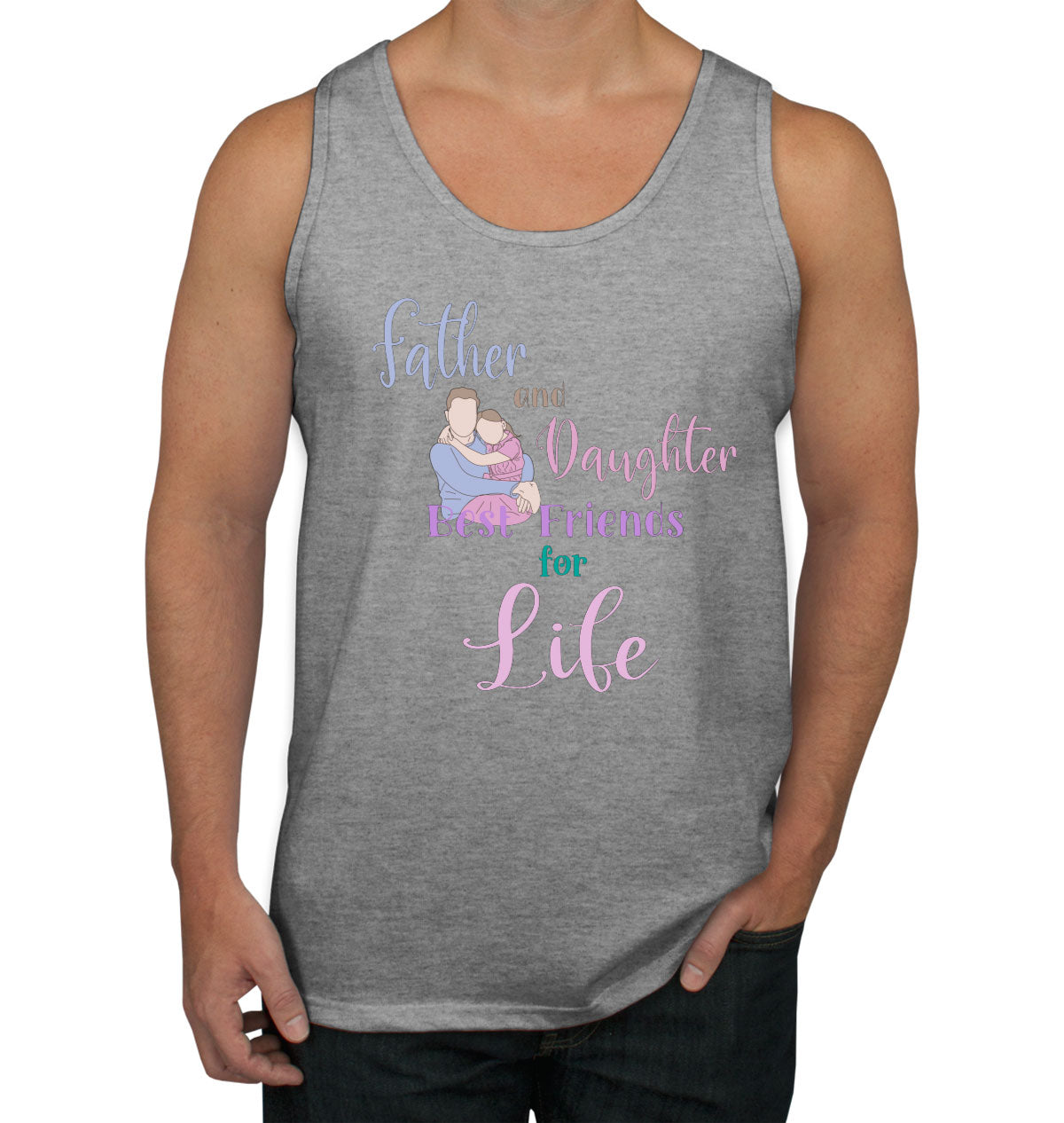 Father And Daughter Father's Day Men's Tank Top