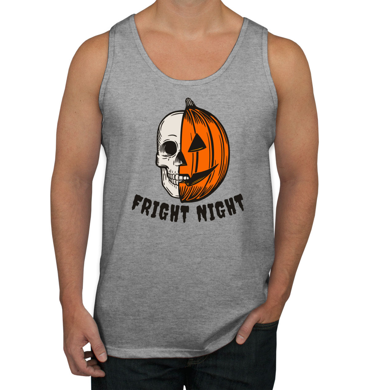 Fright Night Halloween Men's Tank Top