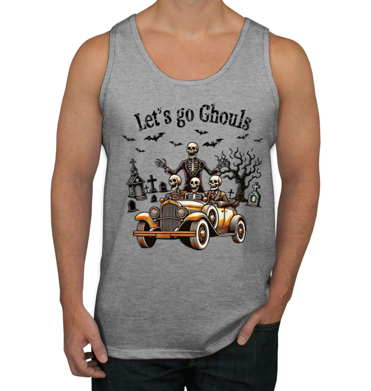 Let's go Ghouls Halloween Men's Tank Top