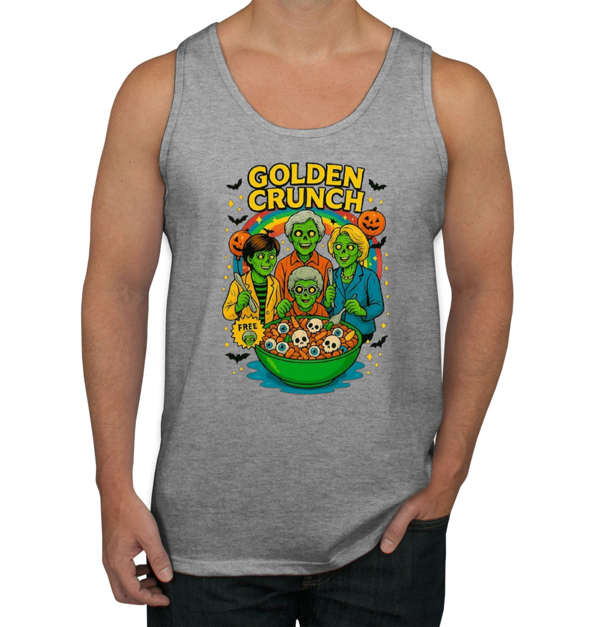 Golden Crunch Halloween Men's Tank Top