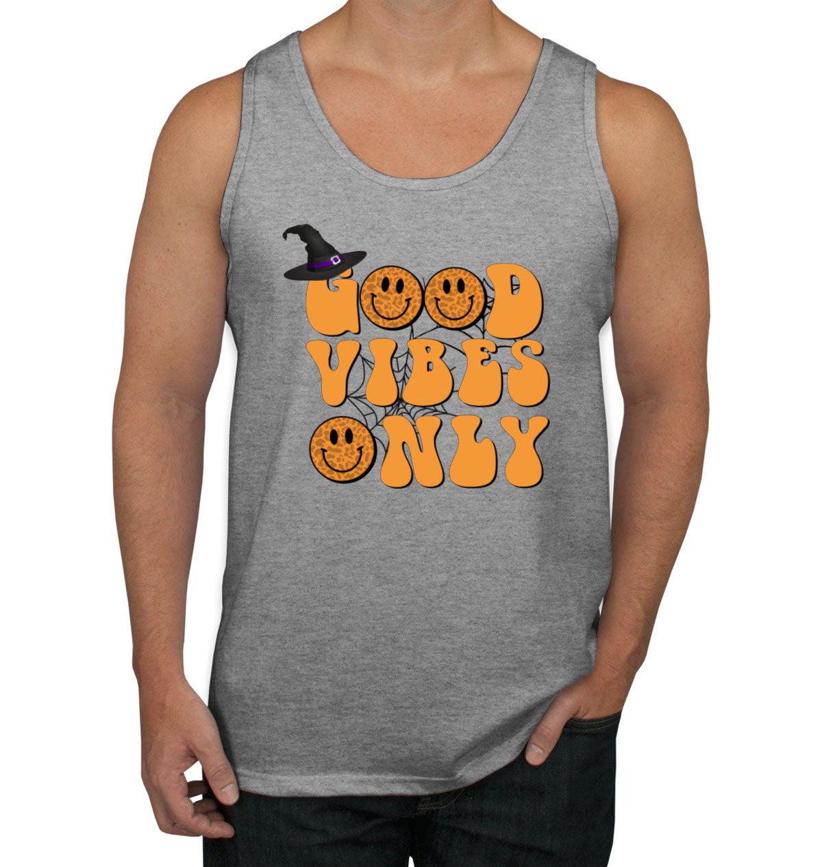 Good Vibes Only Halloween Men's Tank Top