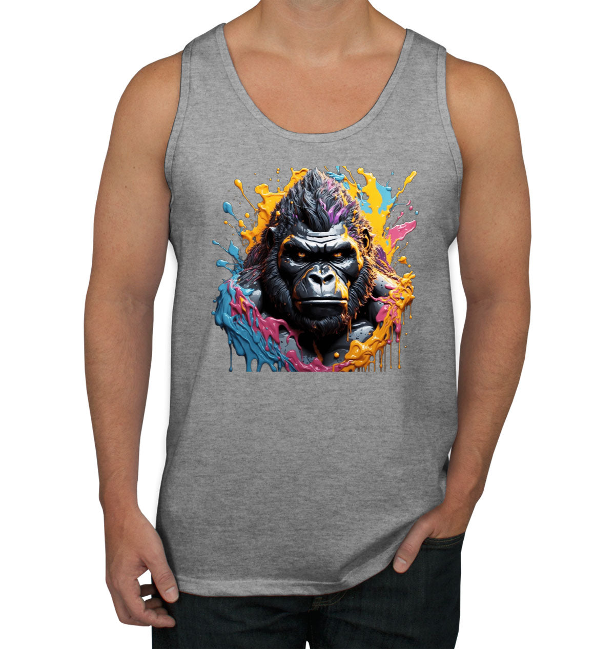 Colorful Gorilla Men's Tank Top