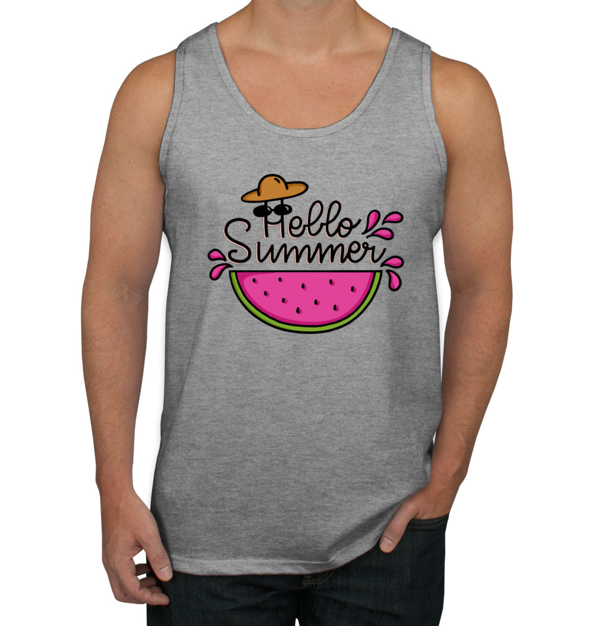 Hello Summer Men's Tank Top