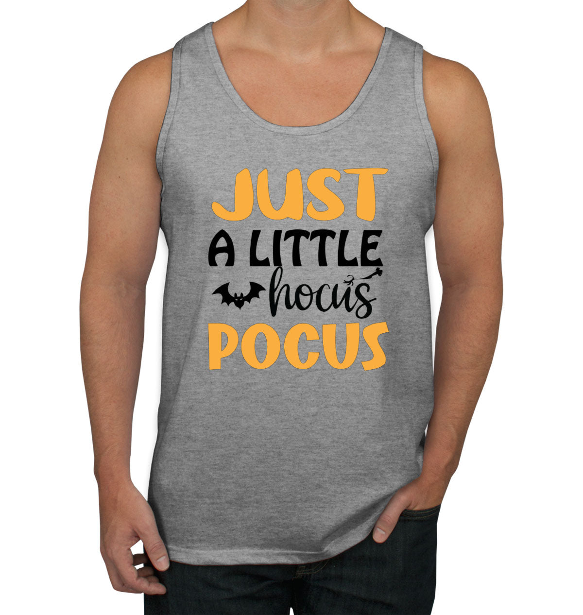 Just A Little Hocus Pocus Halloween Men's Tank Top