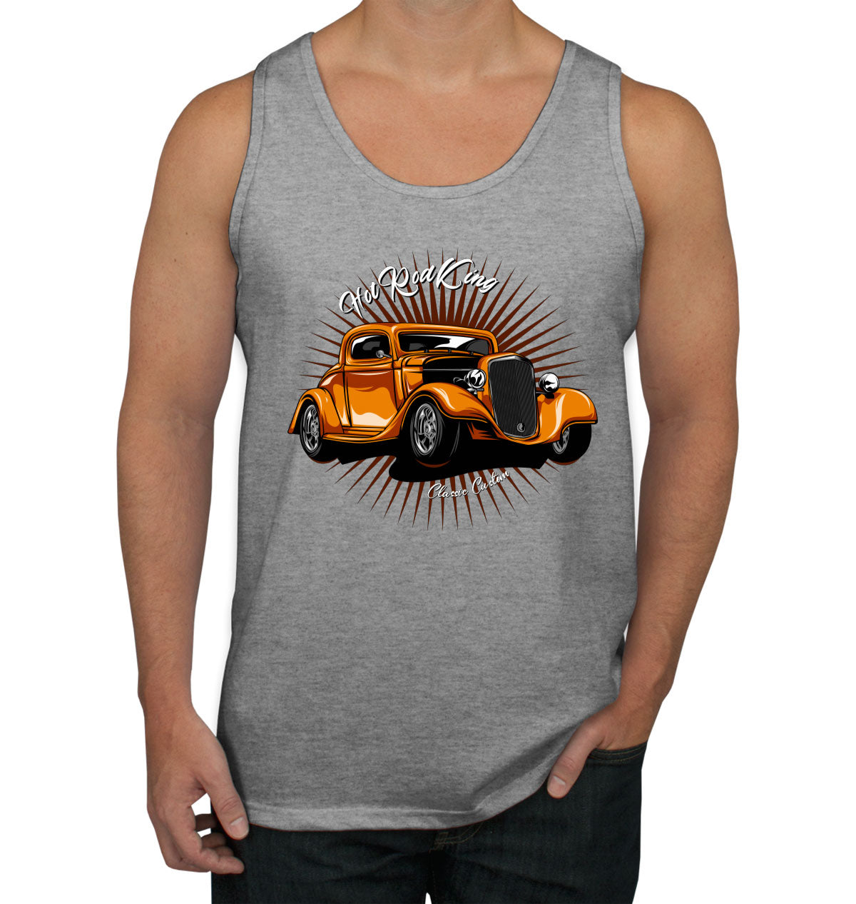 Hot Rod King Classic Custom Car Men's Tank Top