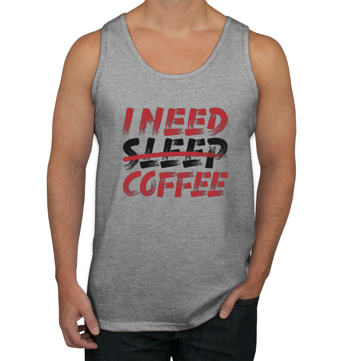 I Need Coffee Men's Tank Top