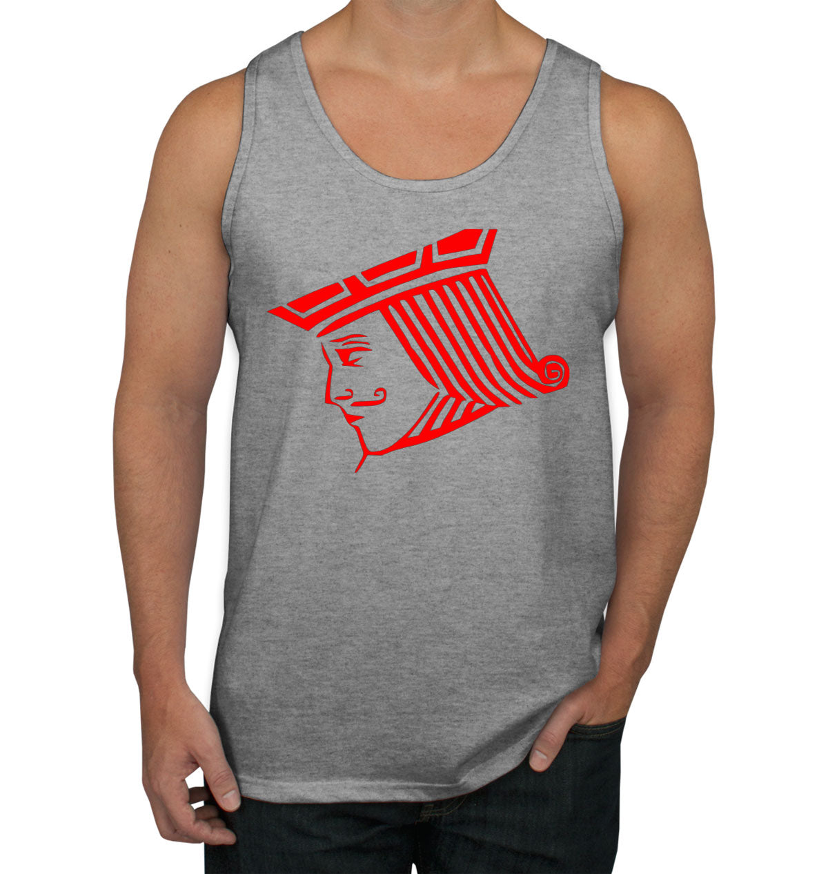 Jack King Playing Cards Men's Tank Top