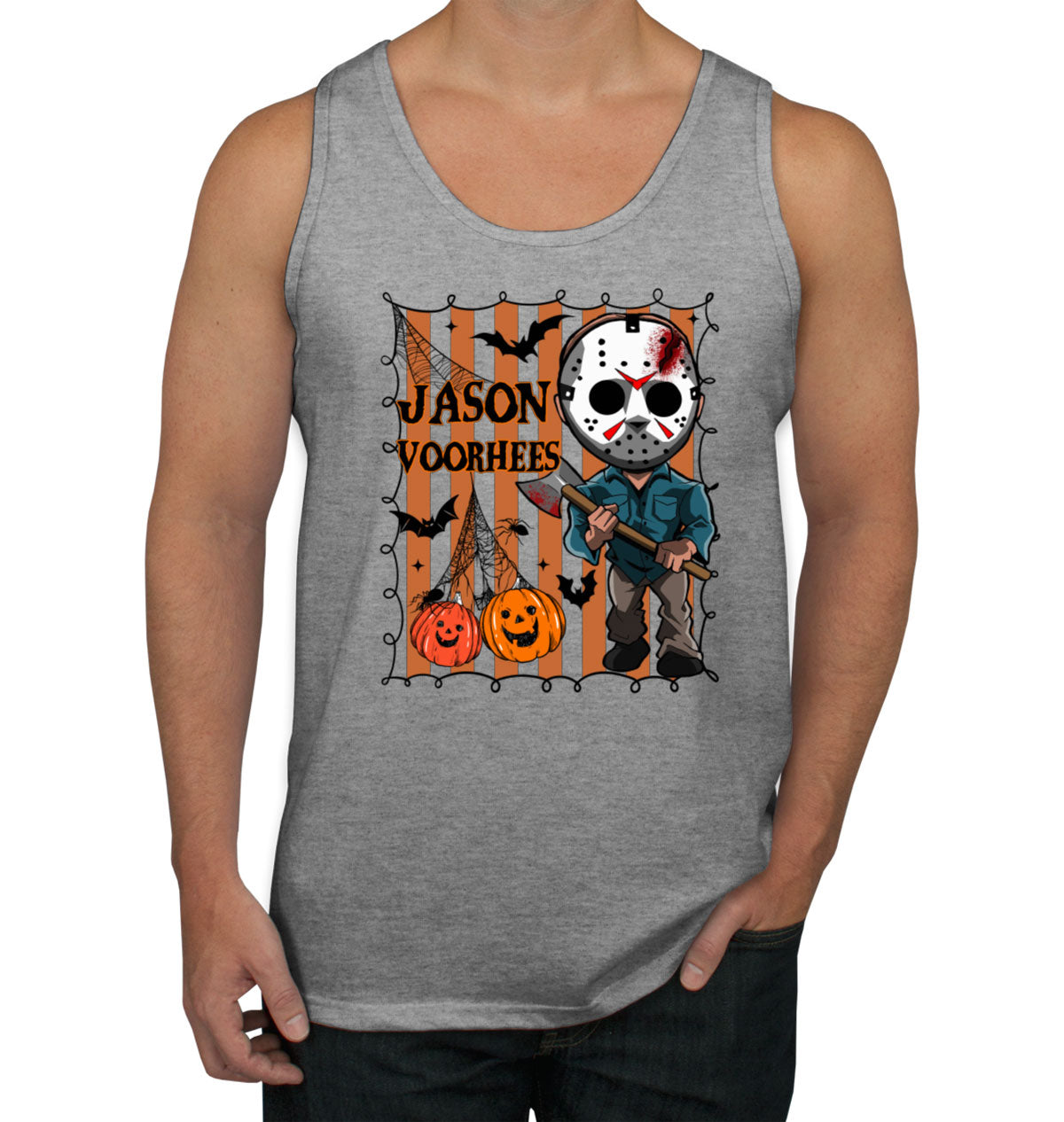 Jason Horror Movie Character Halloween Men's Tank Top
