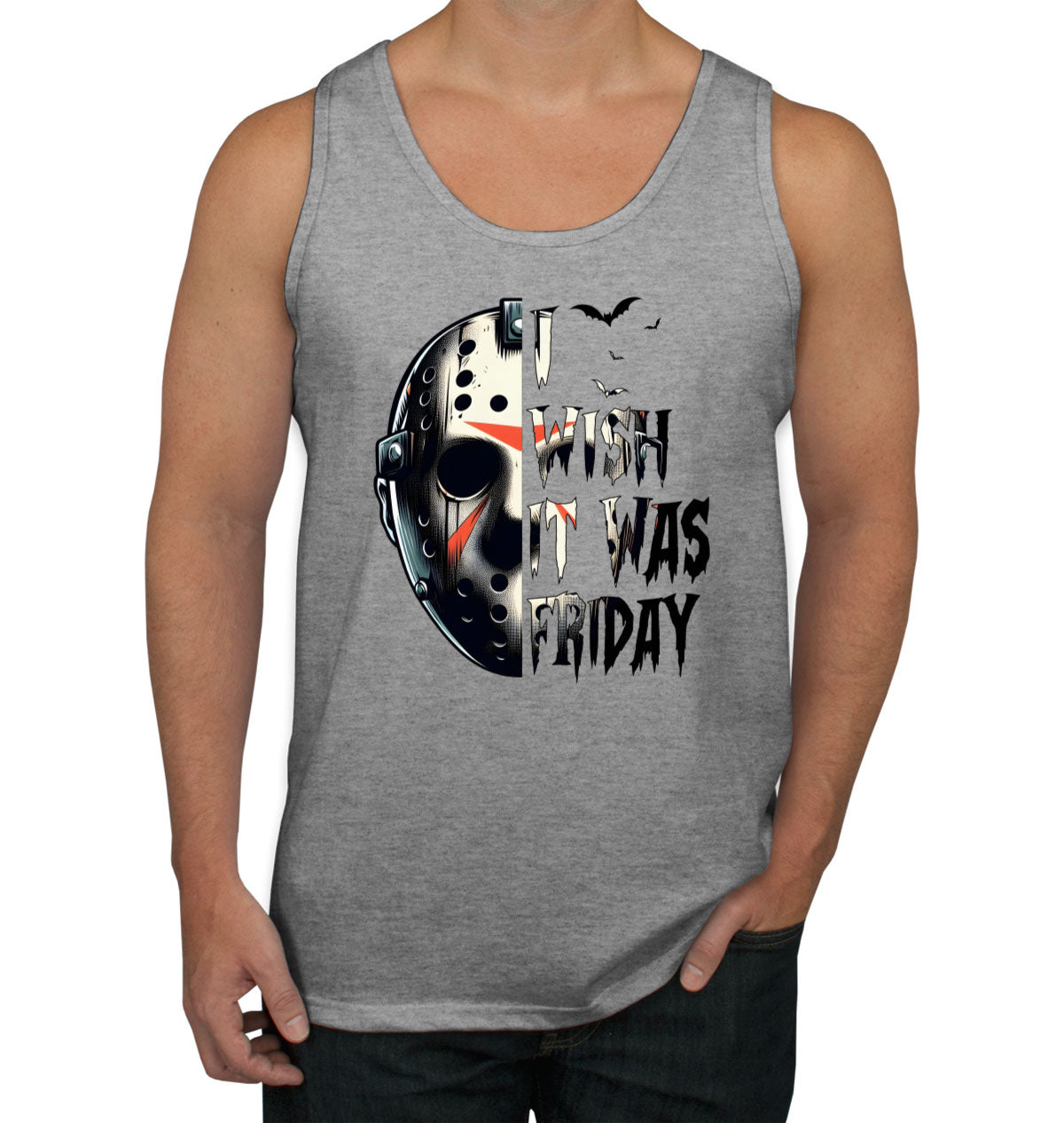Jason I Wish It Was Friday Halloween Men's Tank Top