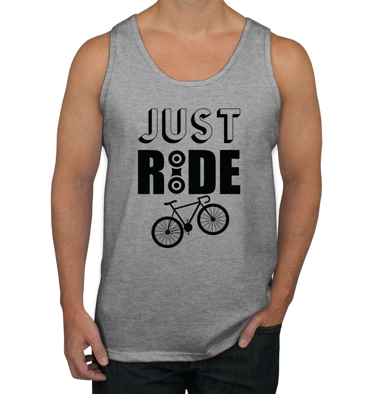 Just Ride Bicycle Cycling Men's Tank Top