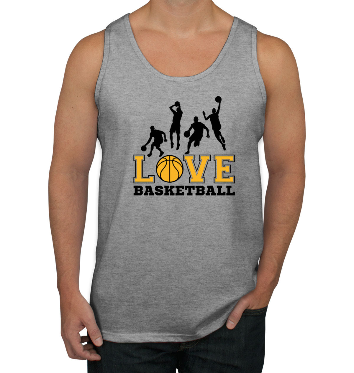 Love Basketball Men's Tank Top
