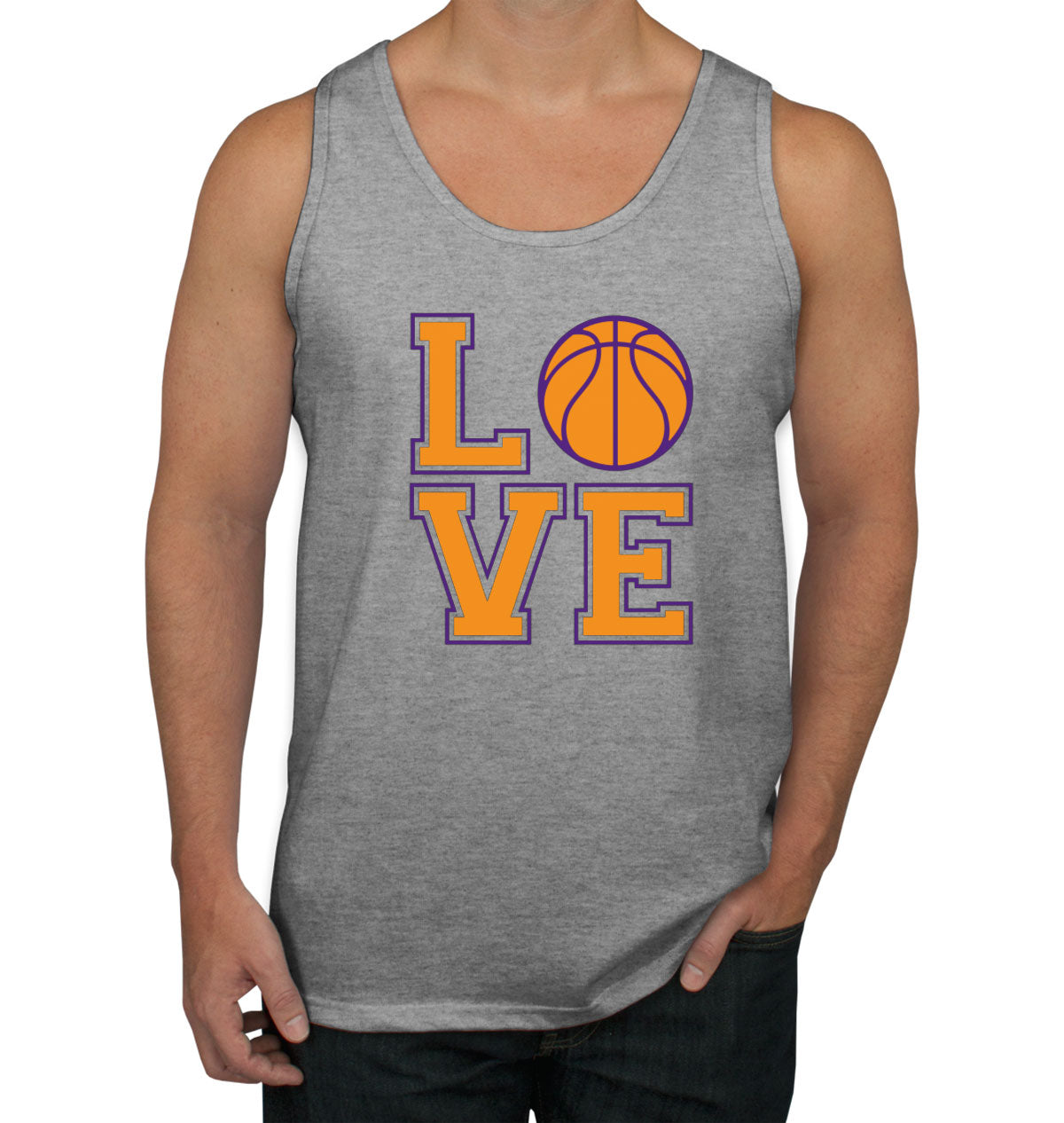 Love Basketball Men's Tank Top