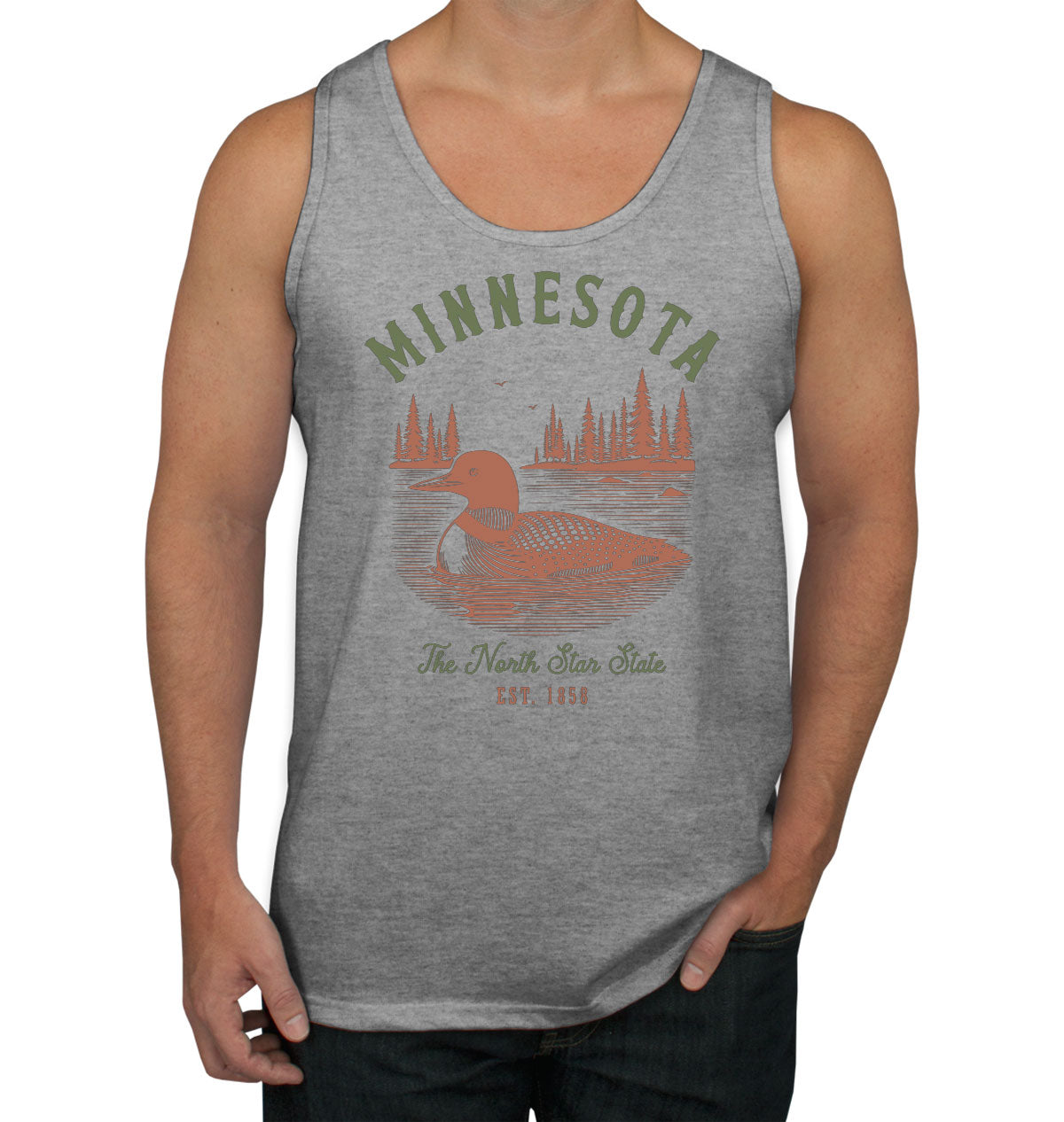 Minnesota State Vintage Men's Tank Top