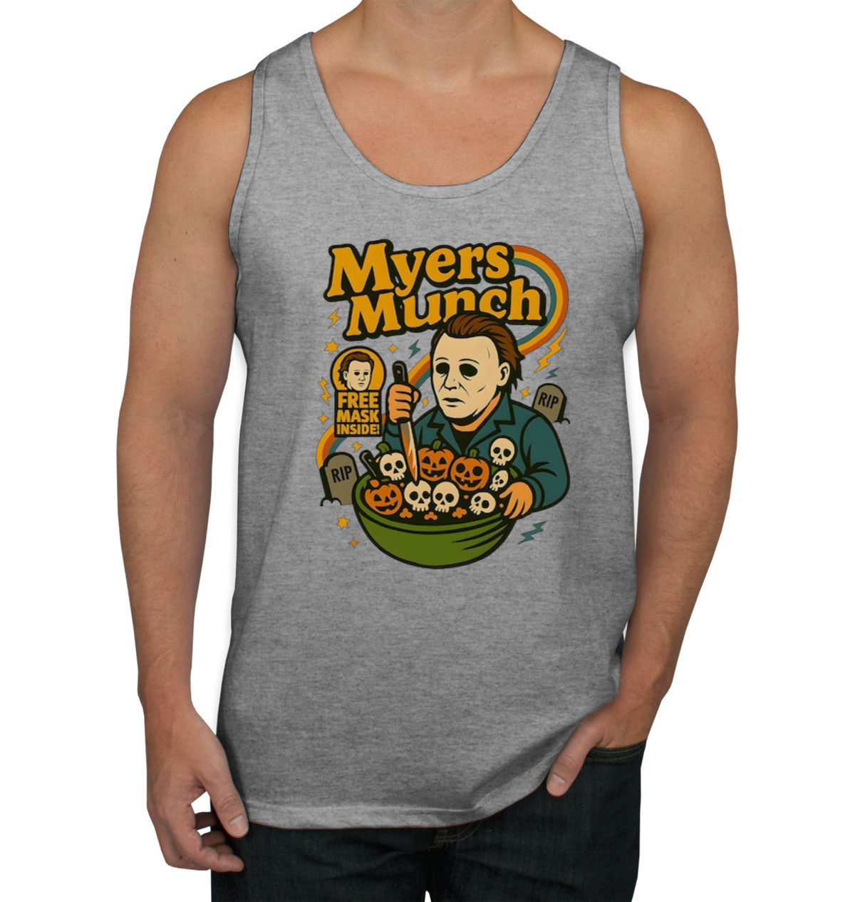 Myers Munch Halloween Men's Tank Top