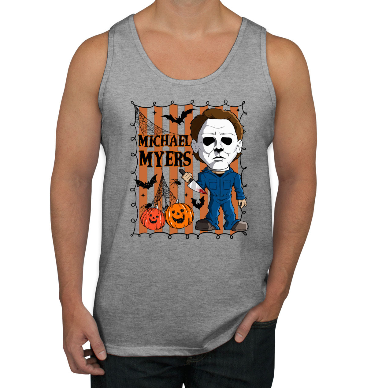 Myers Horror Movie Character Halloween Men's Tank Top