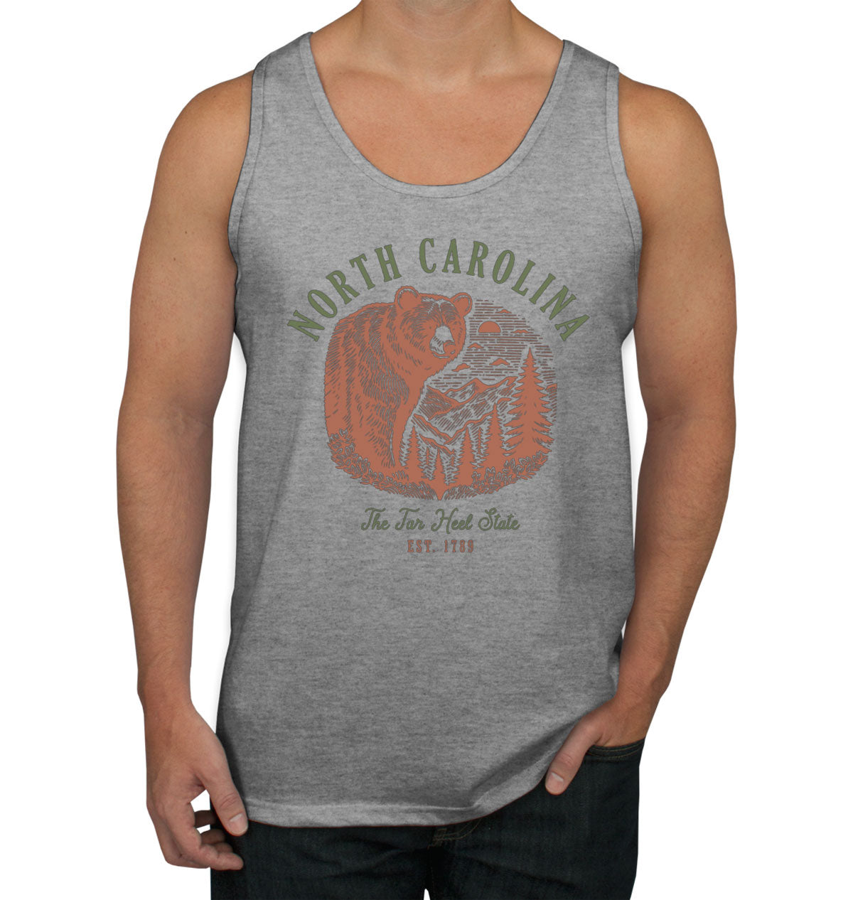 North Carolina State Vintage Men's Tank Top