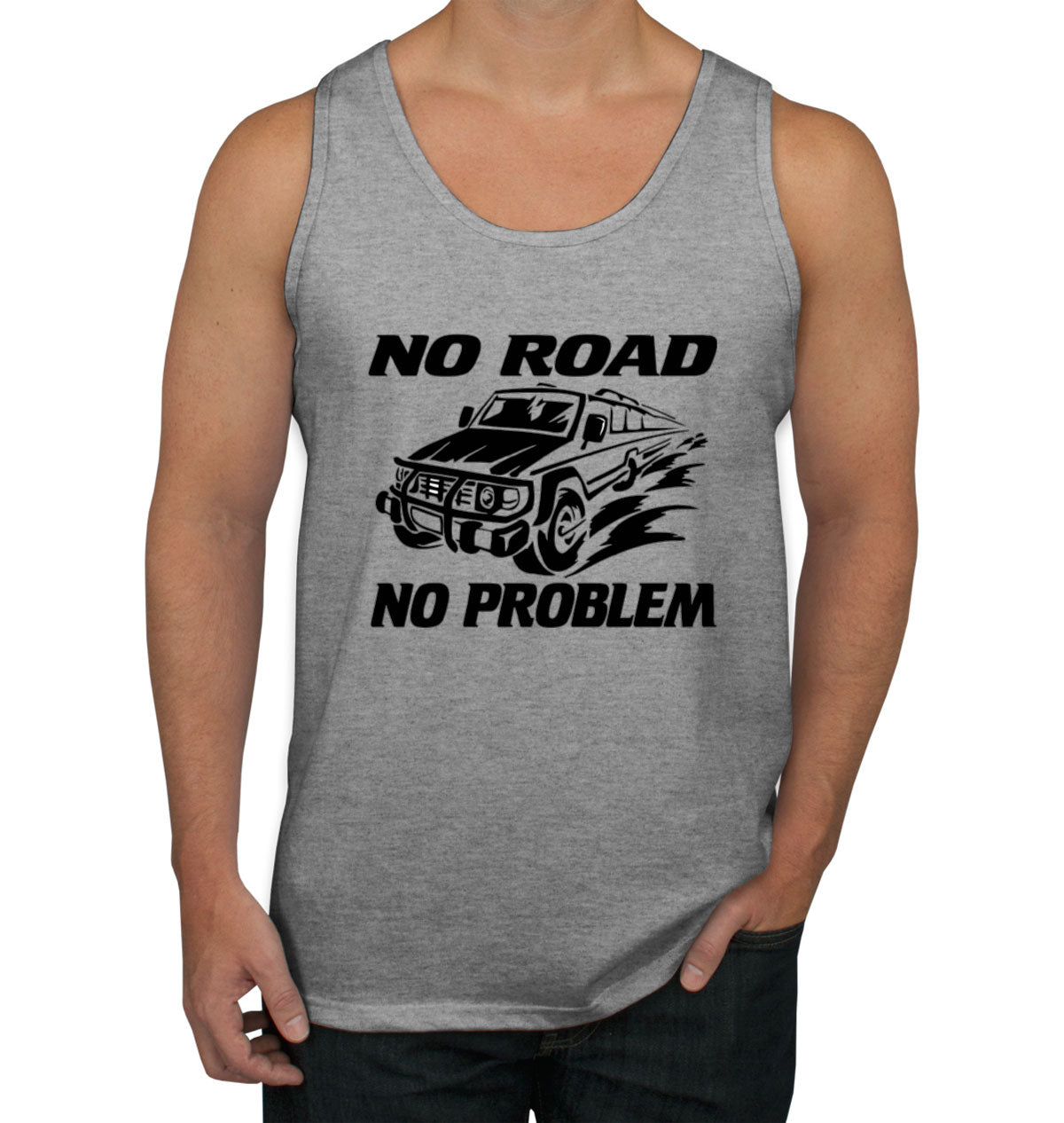 No Road No Problem Off Road Men's Tank Top