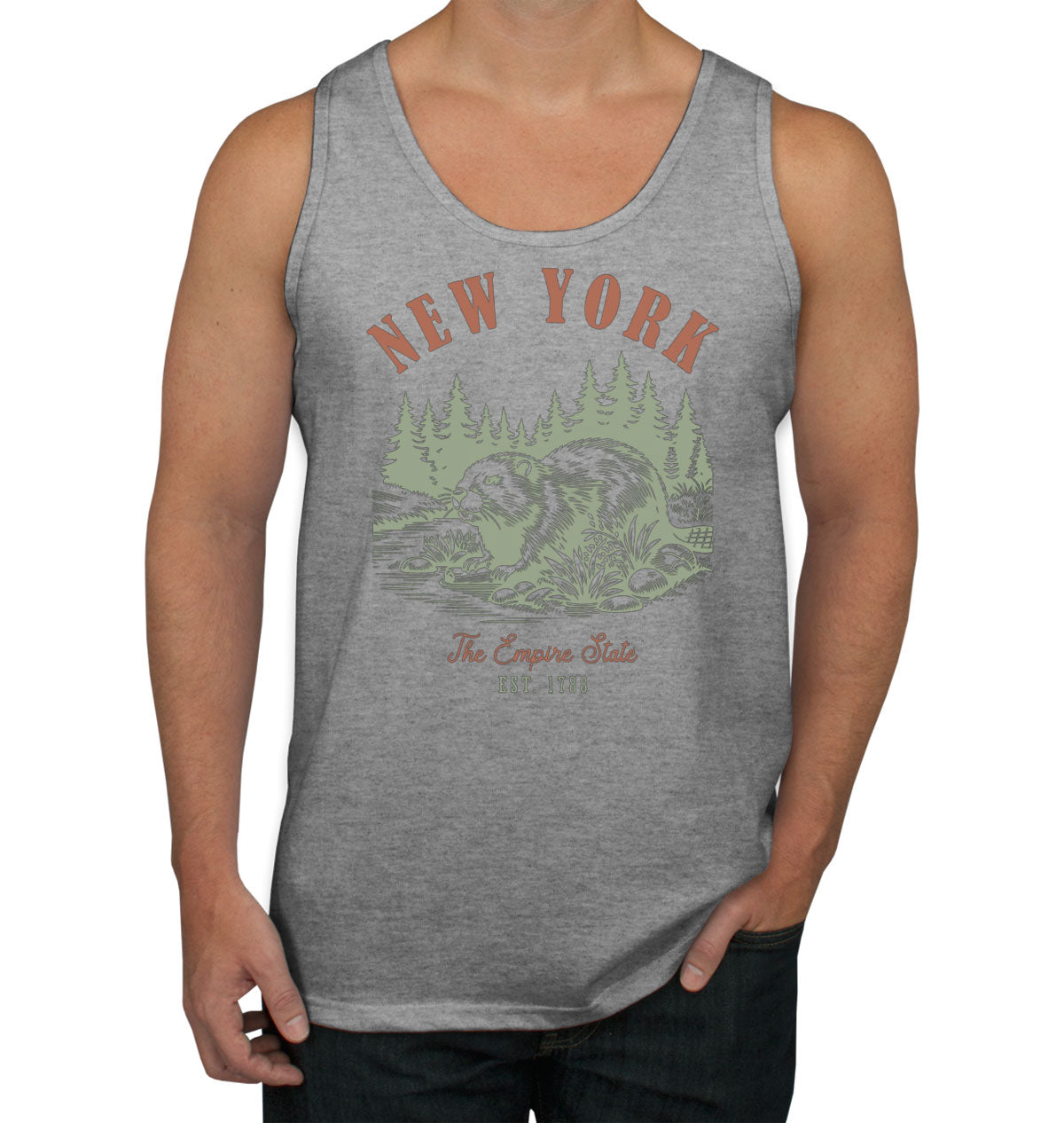 New York State Vintage Men's Tank Top