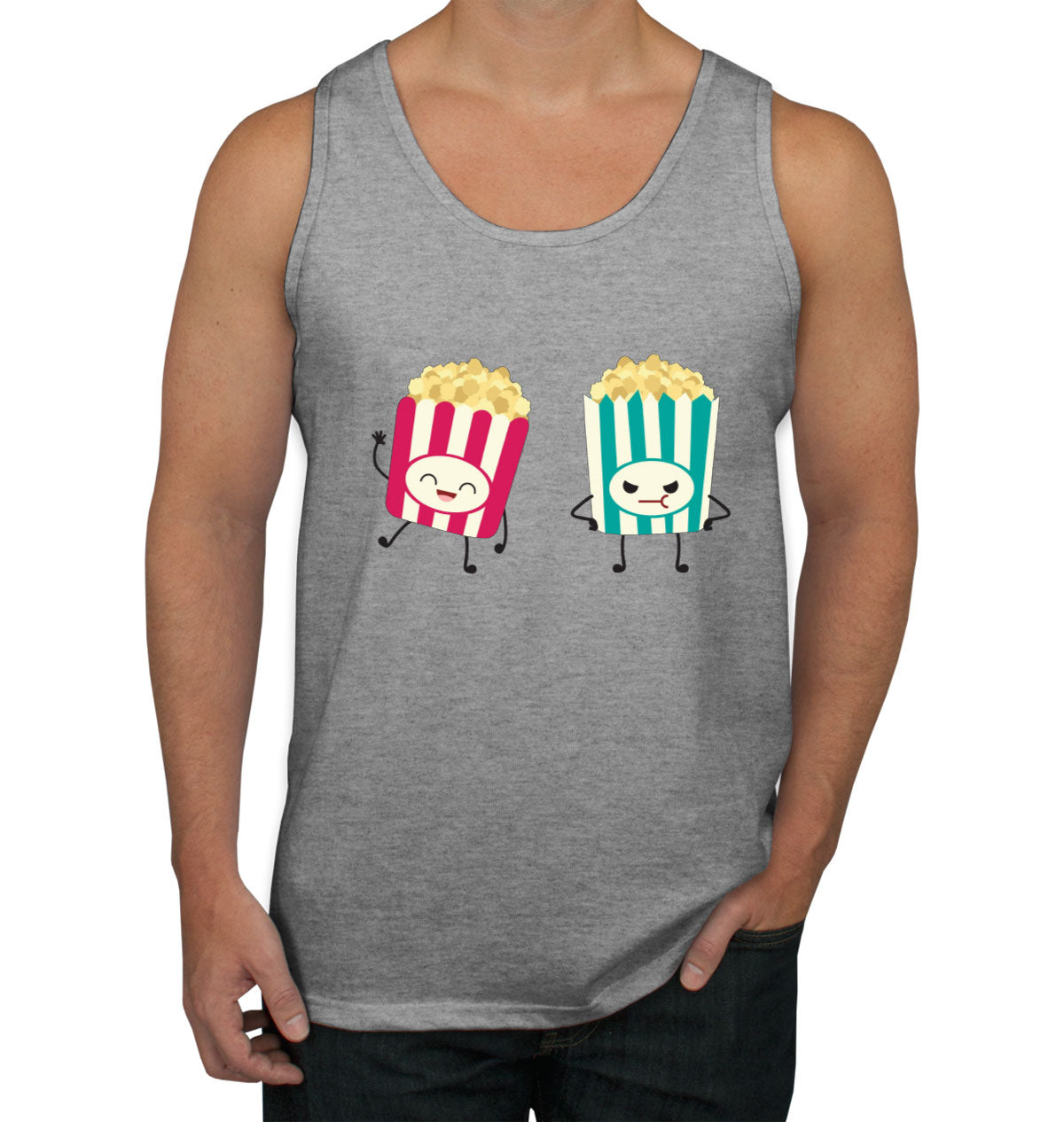 Cute Popcorn Men's Tank Top