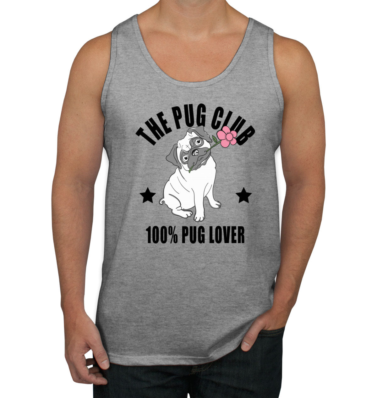 The Pug Club Pug Lover Men's Tank Top