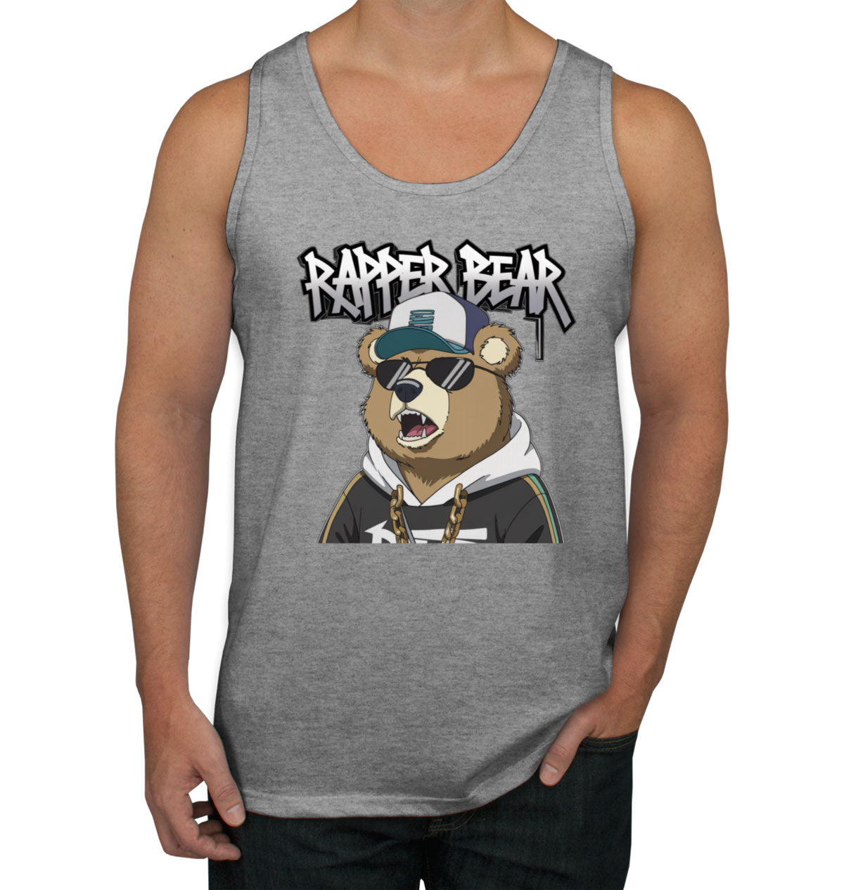 Rapper Bear Men's Tank Top