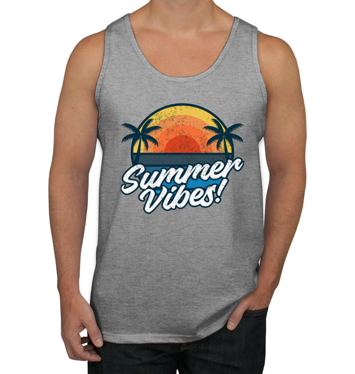 Retro Summer Vibes Men's Tank Top